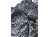 Žakeljnov bivak na Stebrasti skali Mežakle 